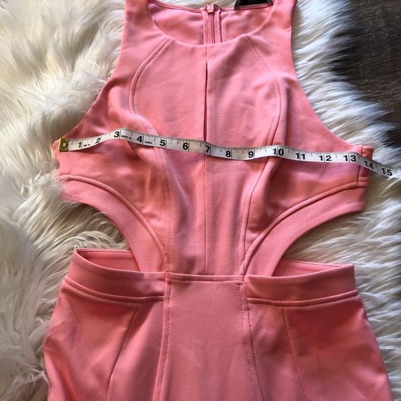 Zac Zac Posen Megan Pink Cutout Fit & Flare Dress - Picture 5 of 7